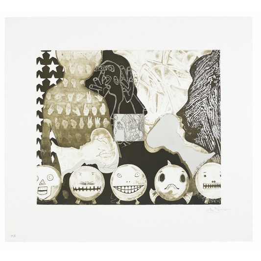 Jasper Johns, Shrinky Dink 4, 2011