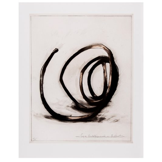 Bernar Venet, Indeterminate Line, 2020